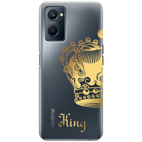 Силиконовый чехол с принтом True King для Realme 9i / Рилми 9и силиконовый чехол с принтом true king для realme 9 pro рилми 9 про