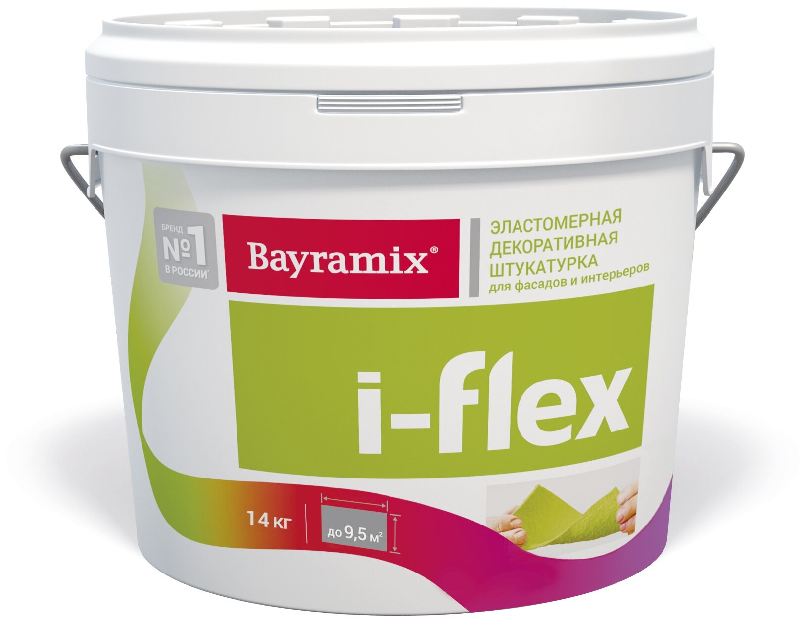 Штукатурка декоративная эластичная Bayramix I-Flex FL 001 14 кг цвет белый - фото №3