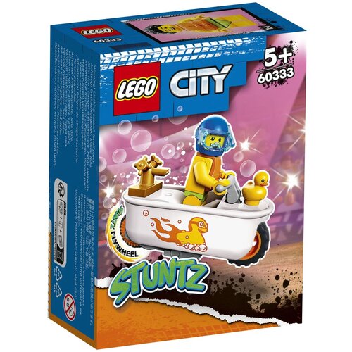 Конструктор LEGO City 60333 Мотоцикл Ванна конструктор lego city stuntz 60299 состязание трюков 73 дет