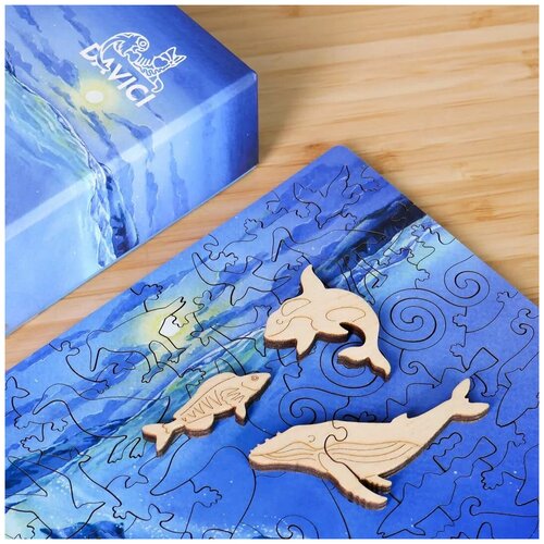 Деревянный пазл для взрослых и детей DAVICI 