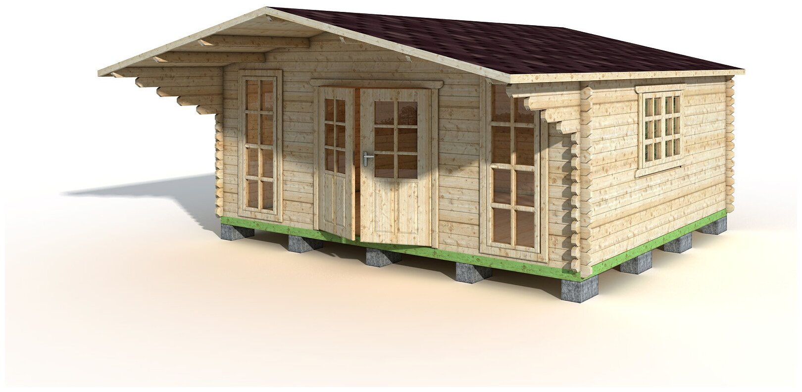 фото Дачный дом 5х4.5 Timberlock (Д-545-1)