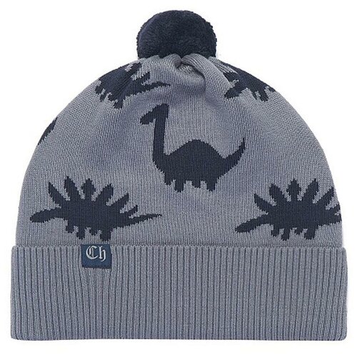 фото Шапка chobi, серый, 48-50