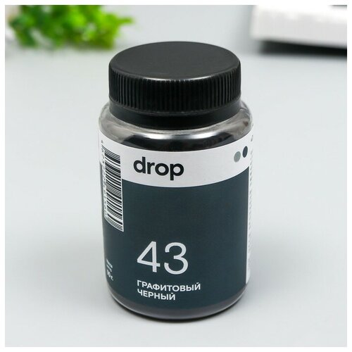 DROPCOLOR Краситель для ткани Dropcolor в технике тай-дай, 50 гр, цвет 43 Графитовый черный