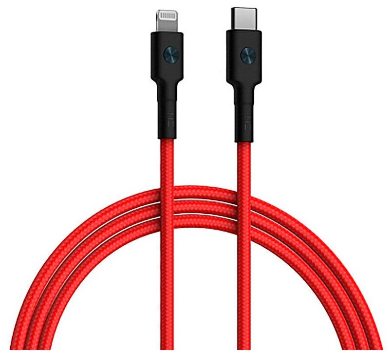 Кабель интерфейсный Xiaomi USB Type-C/Lightning, красный, 1.5м - фото №1