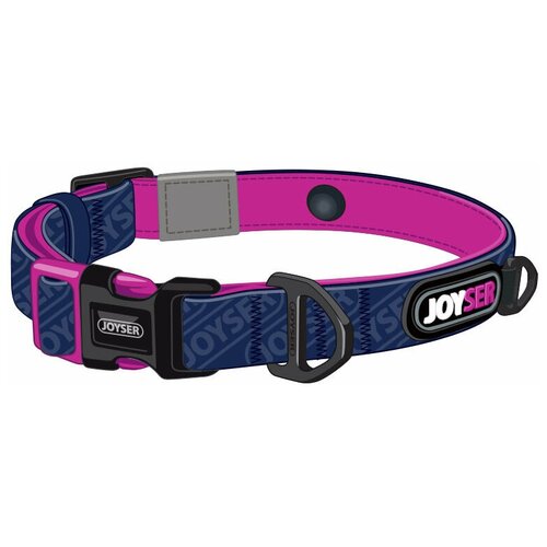 JOYSER 8005J Ошейник для собак Walk Base Collar S синий с розовым 8