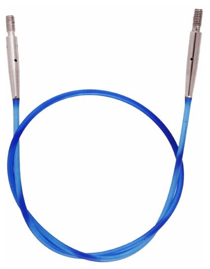 Тросик (заглушки 2шт, кабельный ключик) для съемных спиц, длина 28 (50)см, KnitPro, 10632