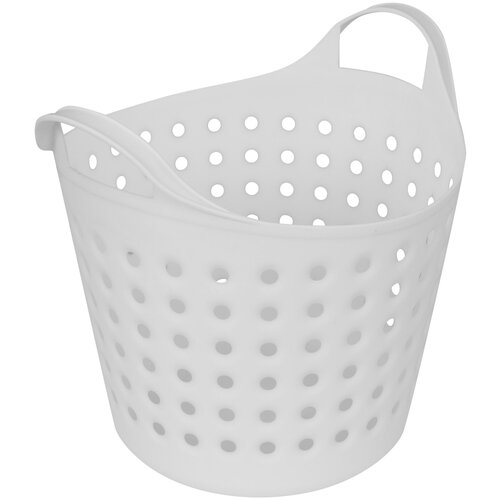 Корзинка Soft 20.61×22.21×17.4 см 4.1 л пластик цвет белый