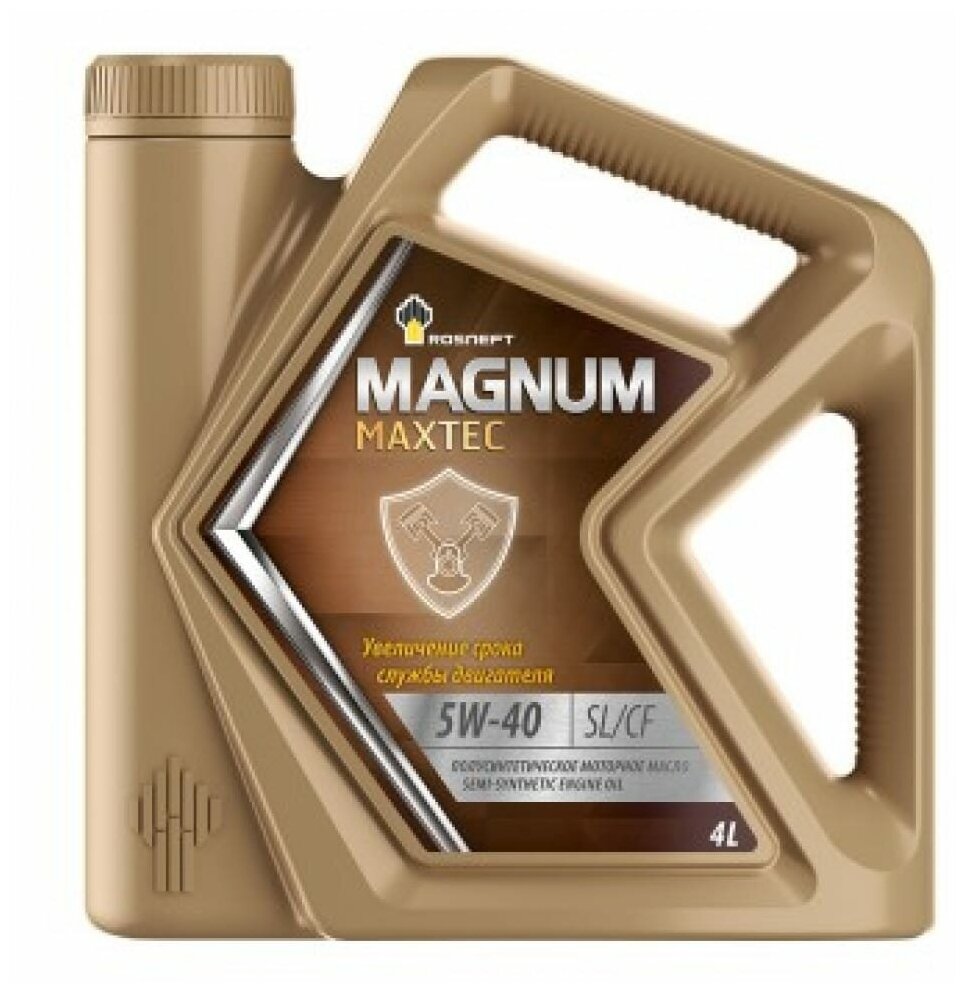 Масло моторное Роснефть Magnum Maxtec 5w-40 (4 л) п/с. SL/CF