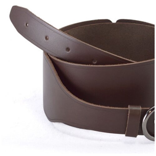 фото Бондаж и фиксаторы sitabella ремень из натуральной кожи коричневого цвета - размер s