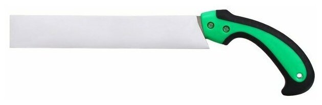 Ножовка садовая, 420 мм, пластиковая ручка, зеленая./В упаковке шт: 1 - фотография № 7