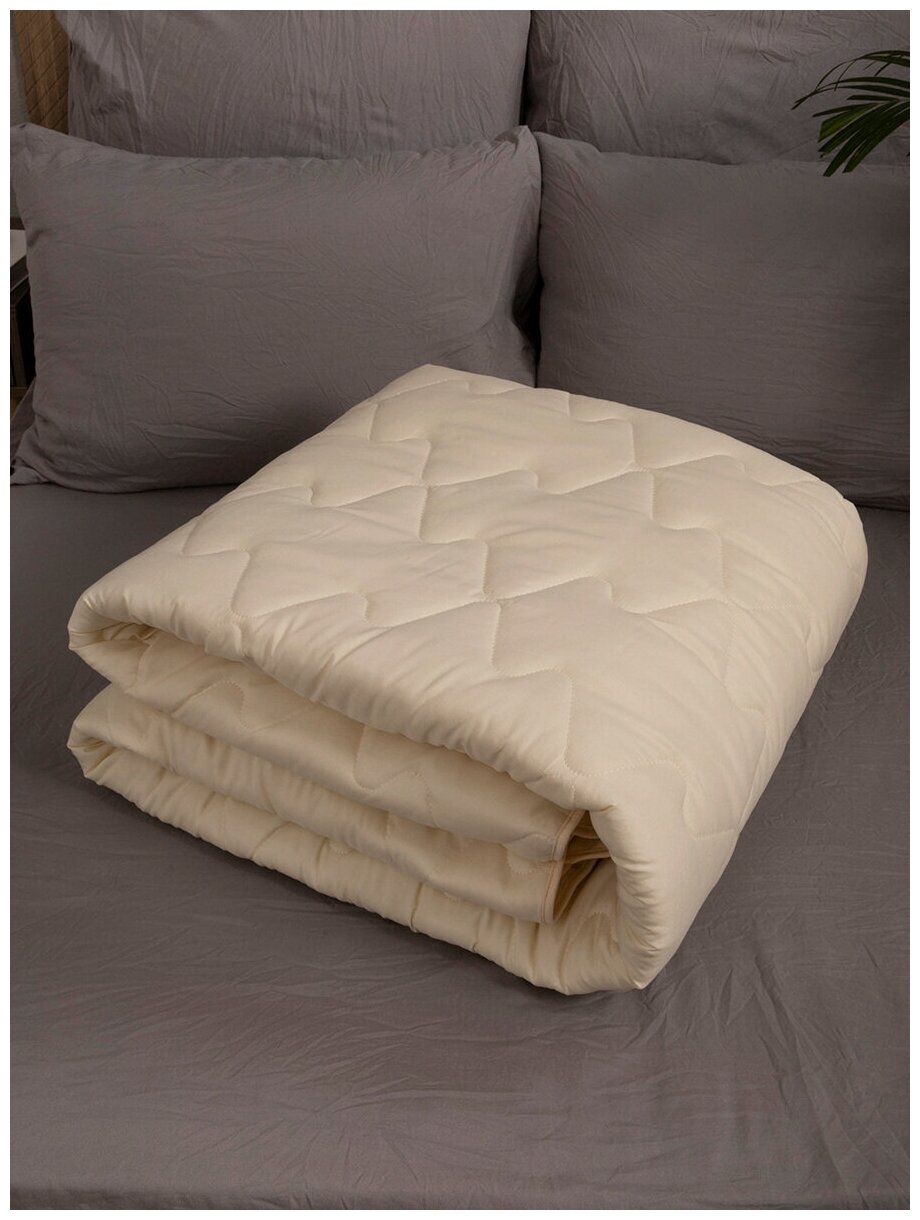 Одеяло облегченное стеганое "Кашемир", 1,5 спальное, 145х200 см - фотография № 7