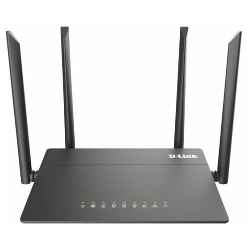 Роутер D-link DIR-822/RU/R1A wiflyer фрезерный двухдиапазонный маршрутизатор wi fi 6 1800 мбит с 2 4 ггц 5 8 ггц беспроводной домашний wi fi роутер 1lan 4 lan 1000m сетевой порт