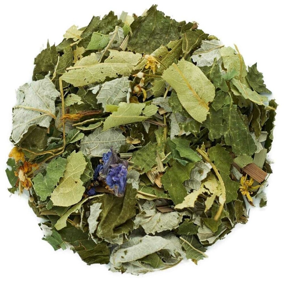 Травник витаминный чай травяной листовой 100 г / Золотая душа Алтая / травы для чая липа малина лемонграсс иван-чай / сбор травяной / нечайный чай