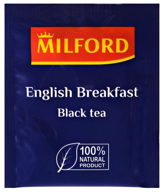 Чай MILFORD "English Breakfast", черный, 200 пакетиков в конвертах по 1,75 г, 6990 РК - фотография № 4