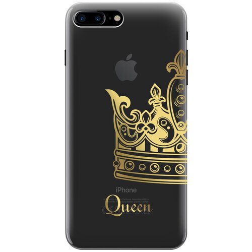 Силиконовый чехол на Apple iPhone 8 Plus / 7 Plus / Эпл Айфон 7 Плюс / 8 Плюс с рисунком True Queen силиконовый чехол на apple iphone 8 plus 7 plus эпл айфон 7 плюс 8 плюс с рисунком cocktail splash