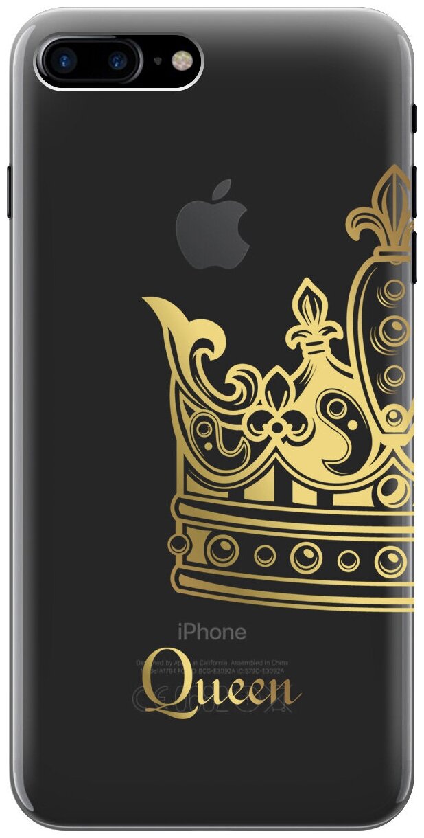 Силиконовый чехол на Apple iPhone 8 Plus / 7 Plus / Эпл Айфон 7 Плюс / 8 Плюс с рисунком "True Queen"