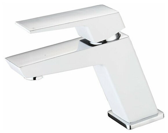 Смеситель для умывальника Argo GRANO NEW, хром/белый, d-35