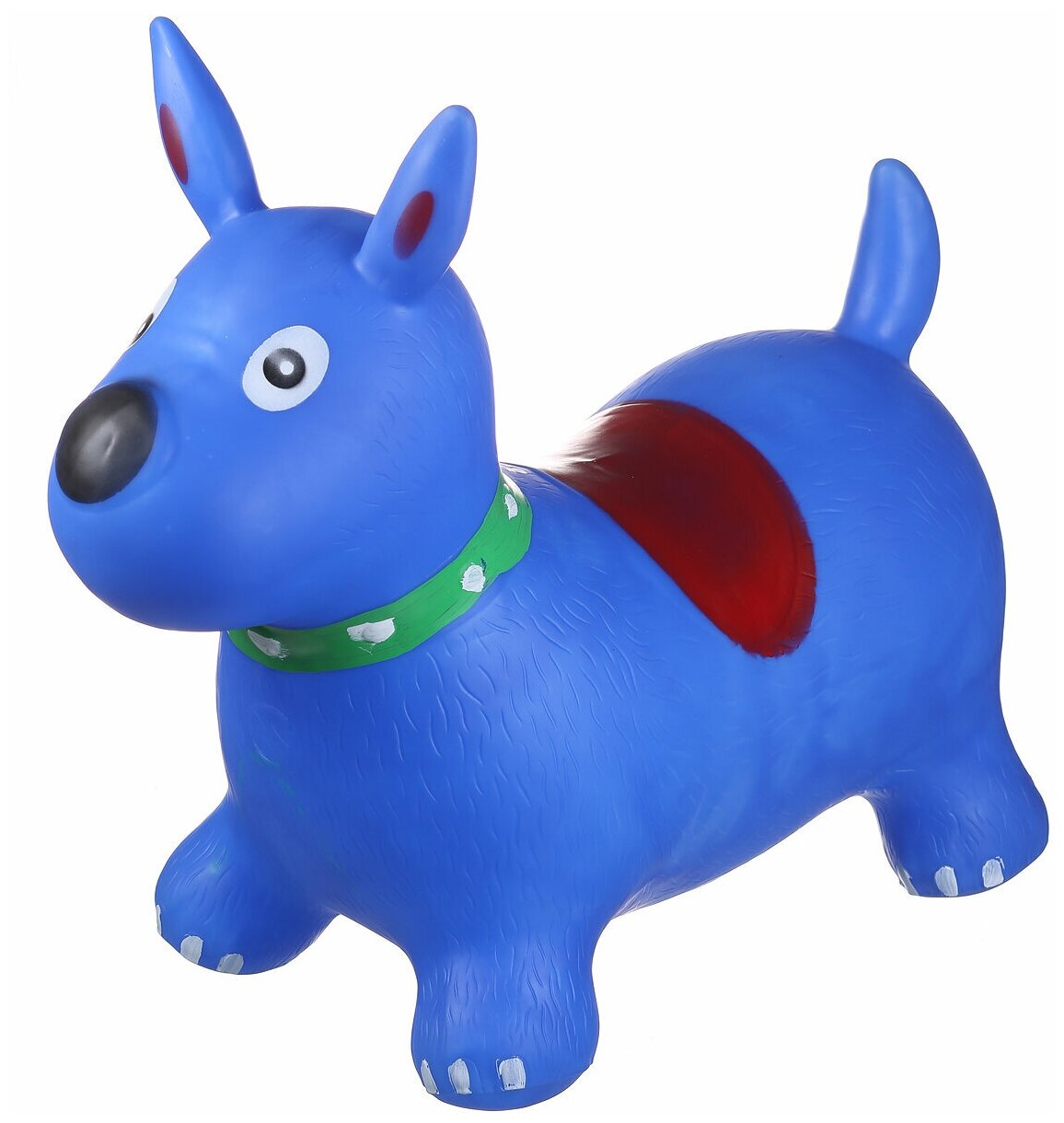 Надувная прыгалка собака синяя / детский попрыгун / прыгунок для детей