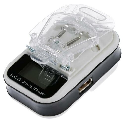 Сетевое зарядное устройство UC-21 дисплей универсальное для съемных батарей 468₽