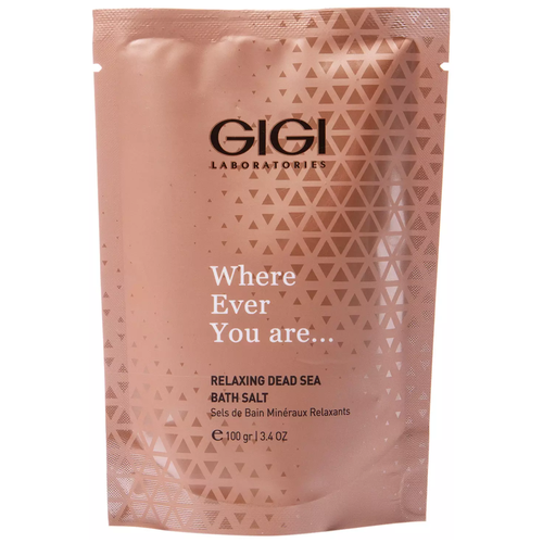 GIGI Соль для ванн Where Ever You Are Relaxing Dead Sea Bath Salt, 100 г