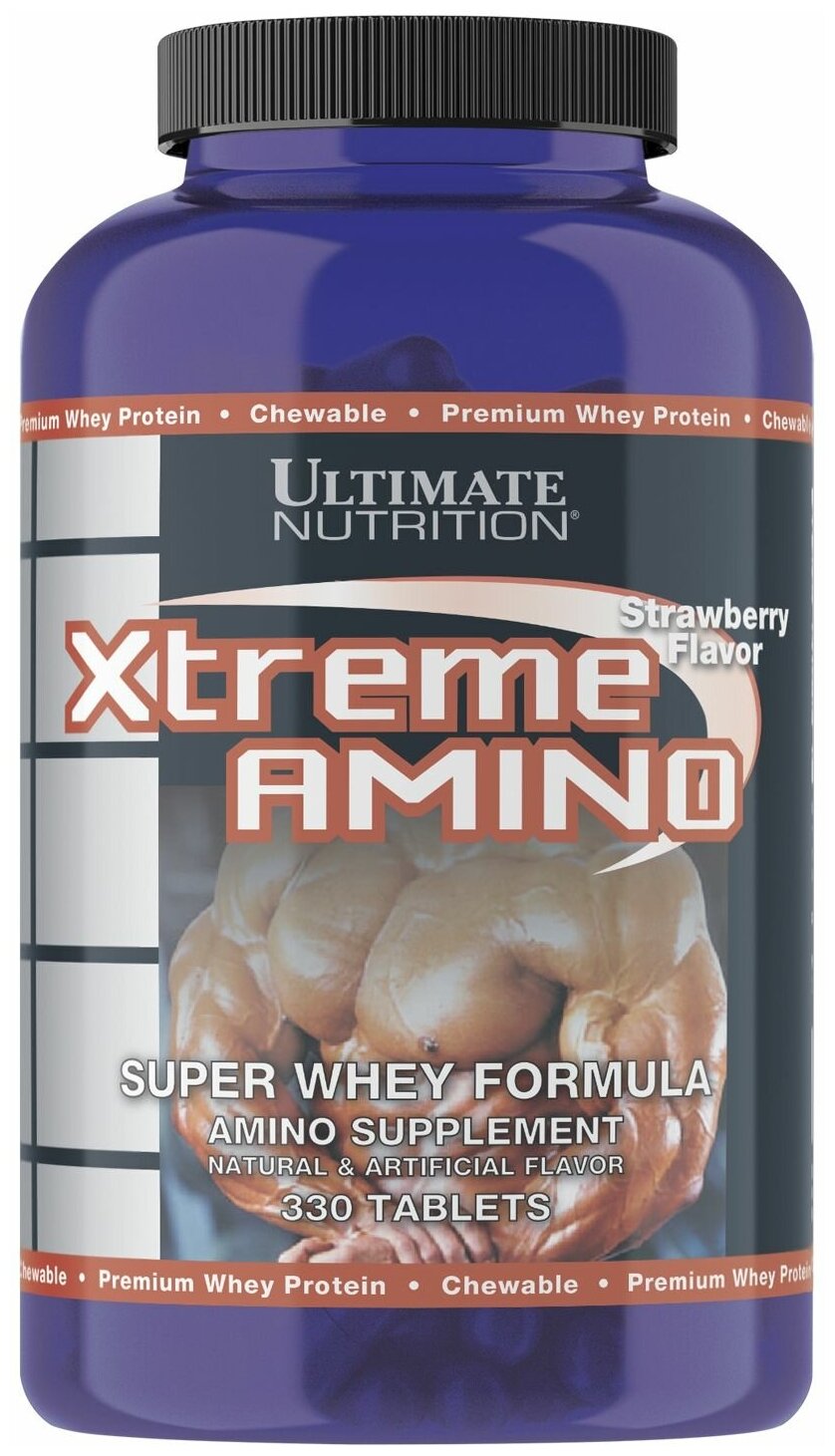 Ultimate Nutrition Amino XTREME AMINO ссо вкусом Клубника 330 капсул