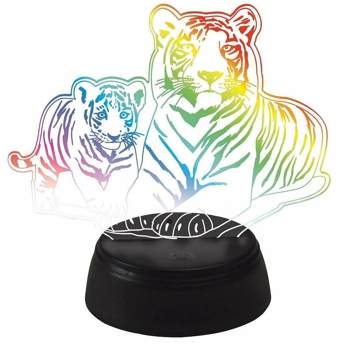 Светодиодная фигура Uniel ULI-M508 RGB/3AA Tiger Family/Black UL-00008403