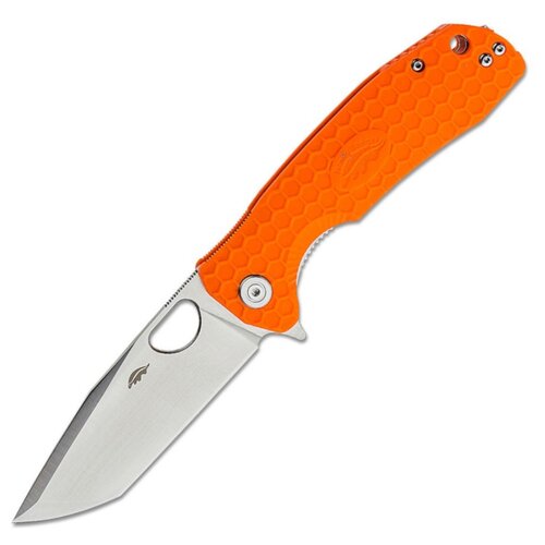 Нож складной Honey Badger Flipper Drop Point Large No Choil orange honey badger flipper medium hb1019 orange