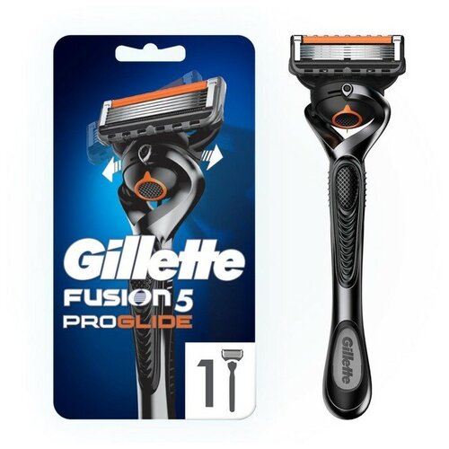 Бритвенный станок Gillette Fusion Proglide Flexball + 1сменная кассета, 5 лезвий бритвенный станок gillette fusion proglide flexball 1сменная кассета 5 лезвий