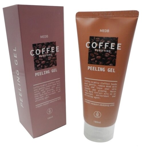 Med B Гель-скатка с экстрактом кофе - Coffee purifying peeling gel, 180мл