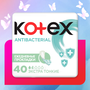 Kotex прокладки ежедневные Antibacterial Экстра тонкие, 1.5 капли