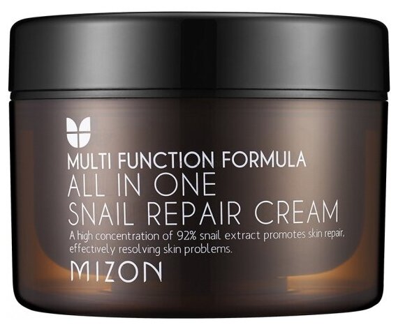 Восстанавливающий крем для лица Mizon All In One Snail Repair с экстрактом улитки, 75 мл