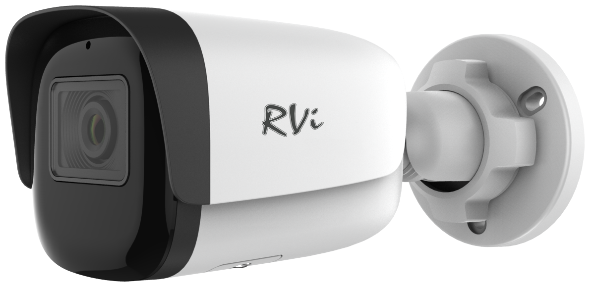 RVi-1NCT4052 (4) white Уличная цилиндрическая IP видеокамера объектив 4мм 4Мп Ик Poe Встроенный микрофон MicroSD