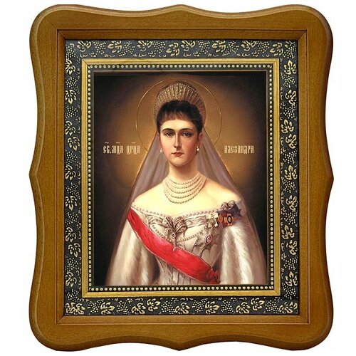 Александра Романова императрица Российская. Икона на холсте.