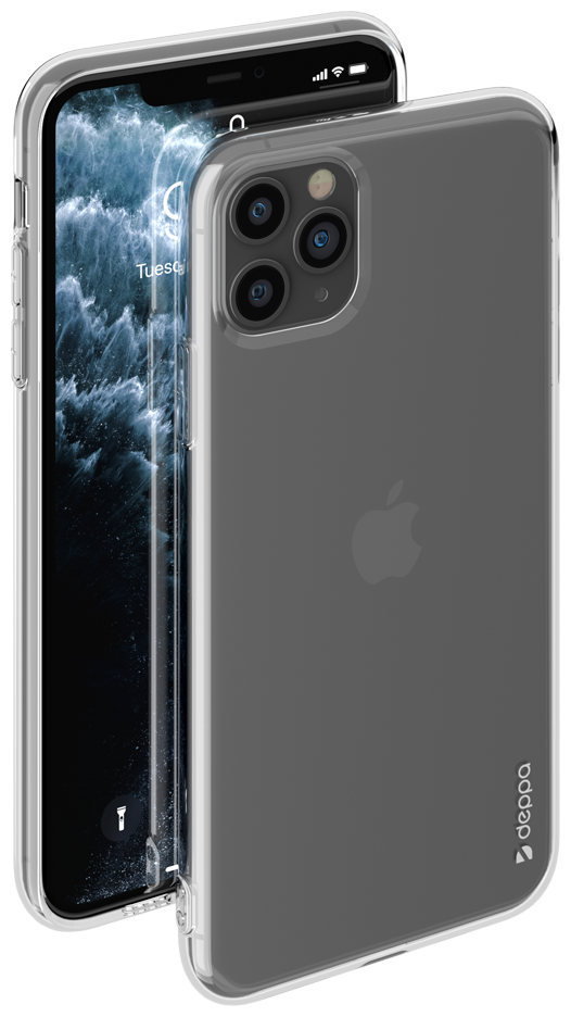Чехол Gel Case для Apple iPhone 11 Pro Max, прозрачный, Deppa 87224