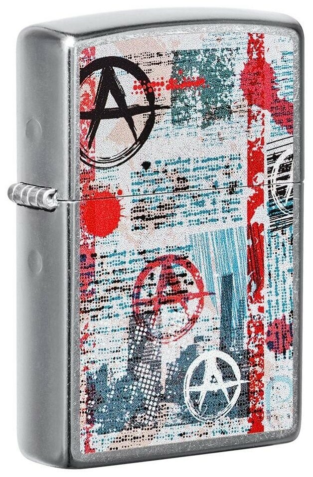  бензиновая зажигалка ZIPPO Classic 49662 Anarchy Design с .