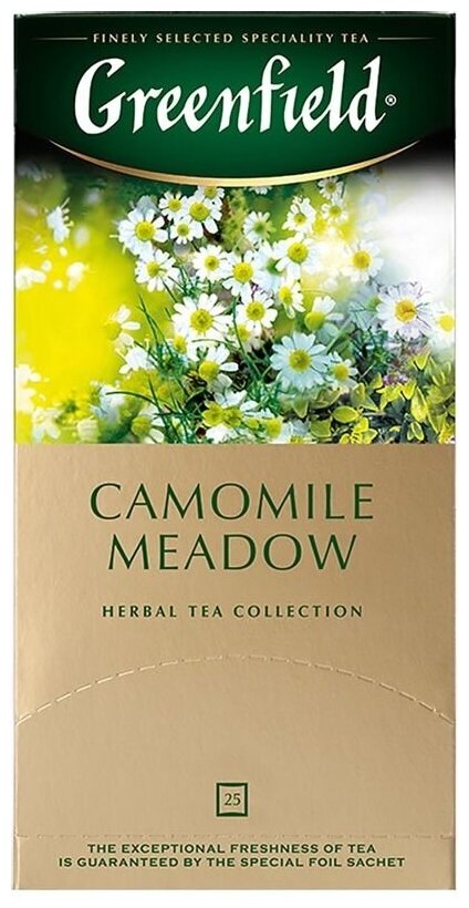 Greenfield чайный напиток пакетированный Сamomile Meadow 1,5г*25п - фотография № 10