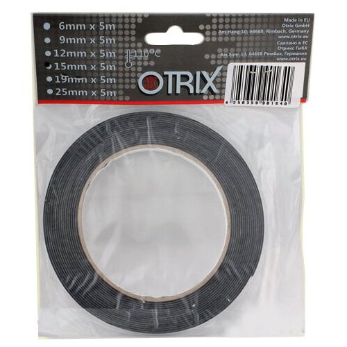 Скотч двухсторонний 15мм x5м (OTRIX) антисиликон otrix silicon remover 61 1 л