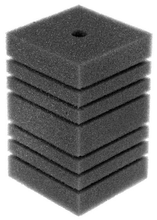 Губка прямоугольная запасная для фильтра турбо №11, 10х10х16 см - фотография № 1