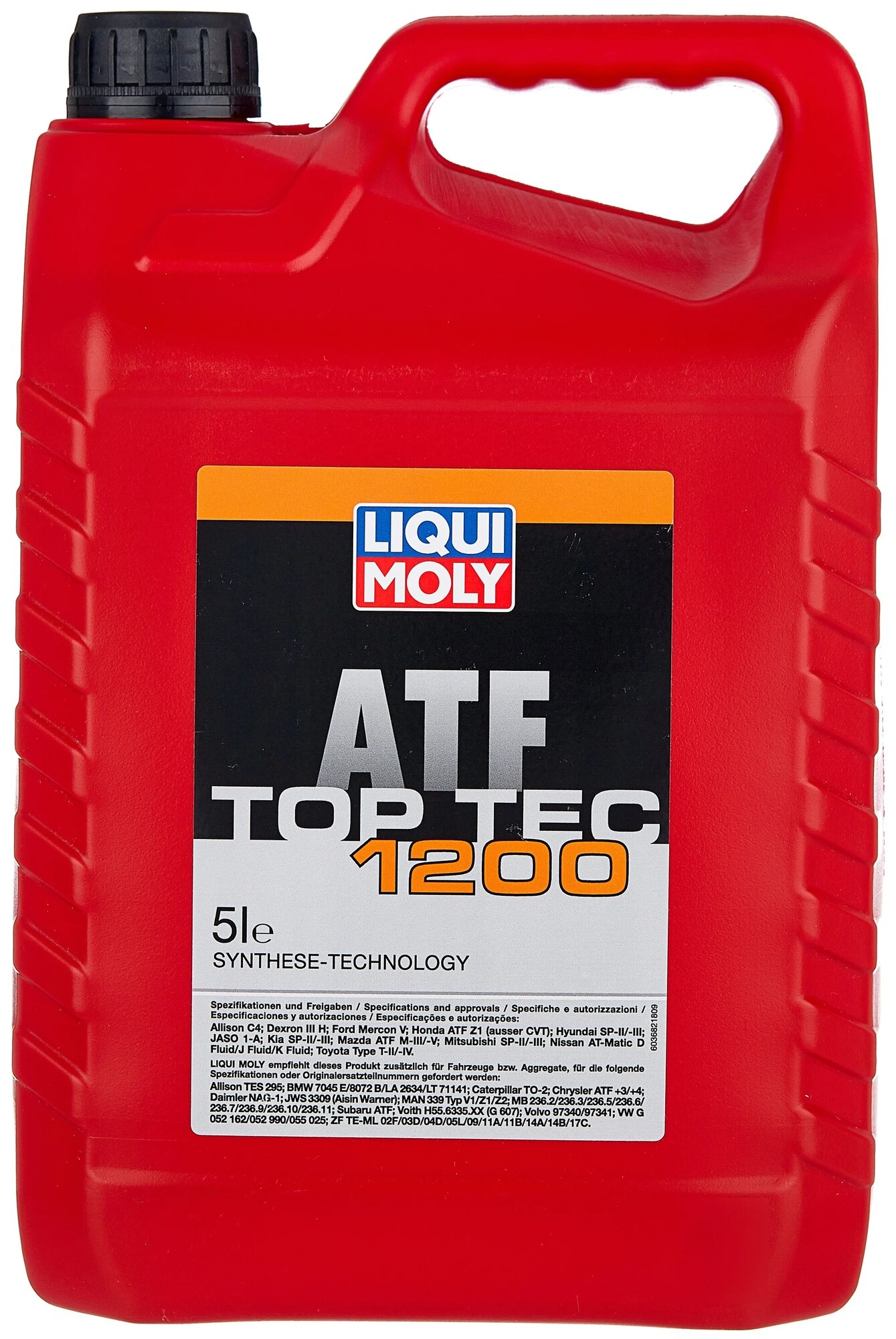 Liqui moly top tec atf 1200 / жидкость для акпп 5л (8040) liqui moly 8040,3682