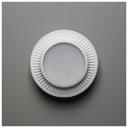 Гипсовый светильник SvDecor SV 7606 белый ф130 мм GX53