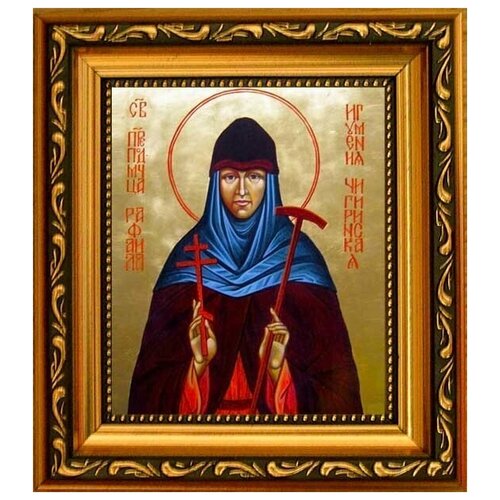 Рафаила преподобномученица Игумения Чигиринская. Икона на холсте.