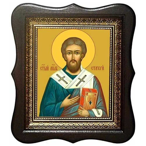 Стахий Святой апостол, епископ Византийский. Икона на холсте. архипп колосский епископ святой апостол икона на холсте