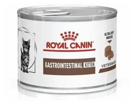 Влажный корм для кошек Royal Canin Gastrointestinal Kitten 12 шт. х 195 г (мусс) - фотография № 2