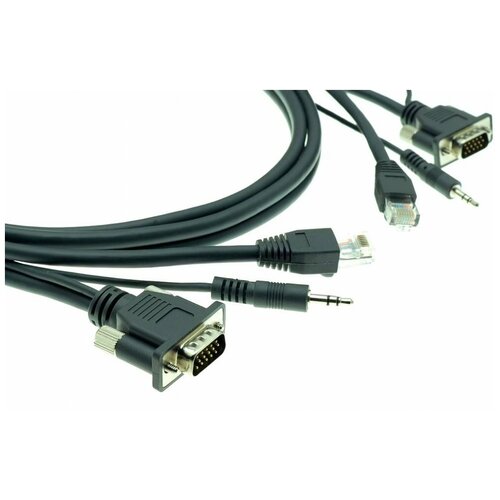 Кабель VGA (M) + аудио + RJ-45 - VGA (M) + аудио + RJ-45, 4.6м, Kramer (C-GMAC/GMAC-15)