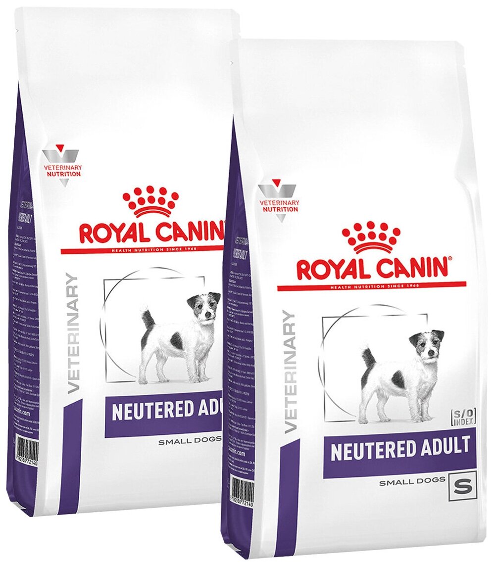 ROYAL CANIN NEUTERED ADULT SMALL DOG S для взрослых кастрированных и стерилизованных собак маленьких пород (3,5 + 3,5 кг)