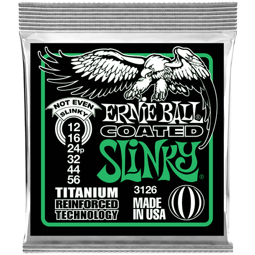 Струны для электрогитары 12-56 Ernie Ball Titanium 3126