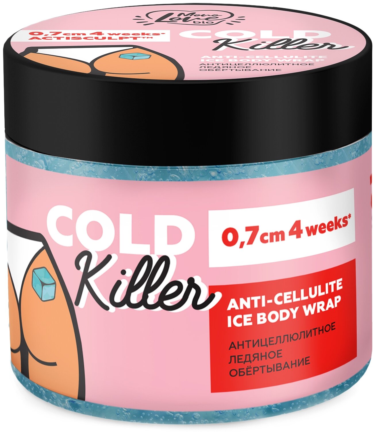 Monolove bio Антицеллюлитное ледяное обертывание COLD KILLER, 380 гр