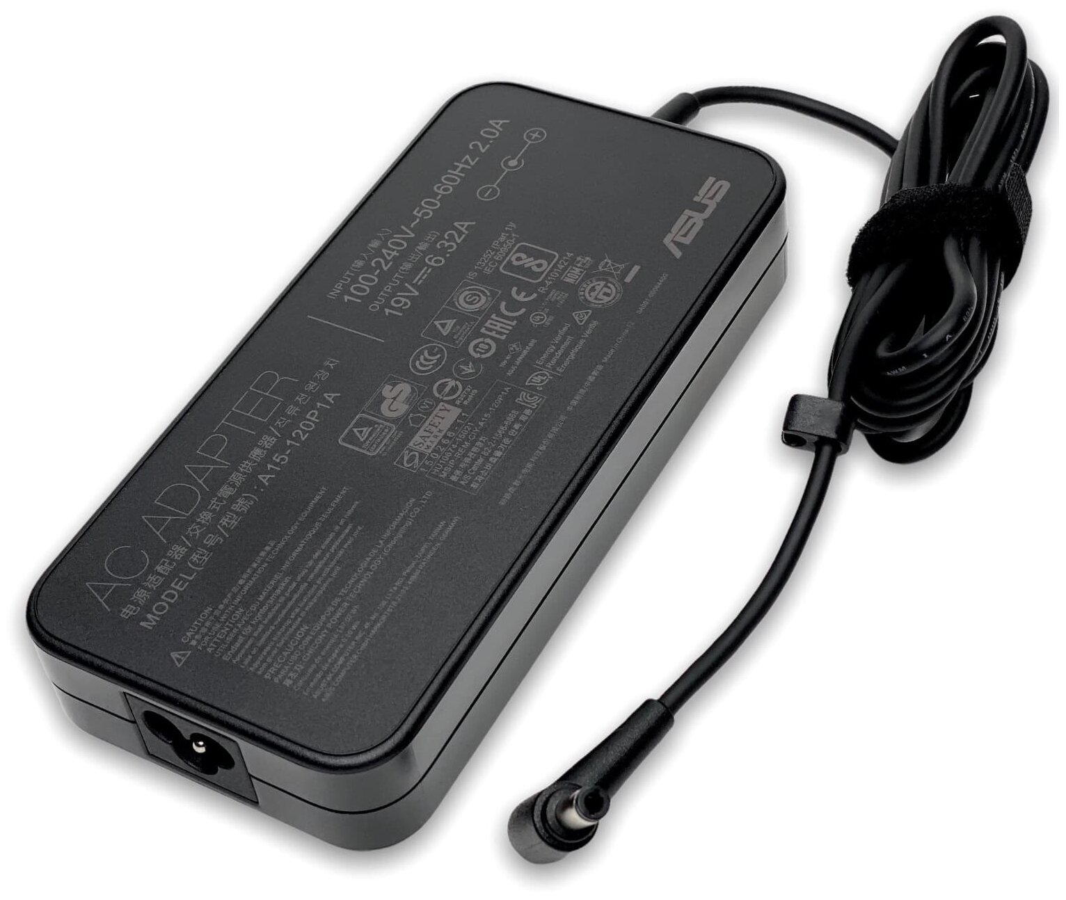 Зарядное устройство 120W / Оригинальный блок питания для ноутбука Asus N56 / 19V-6,32A (5.5мм-2.5мм)