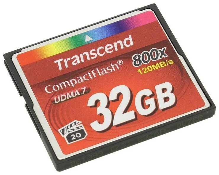 Карта памяти Transcend CF 32Gb 800X (TS32GCF800) - фото №7