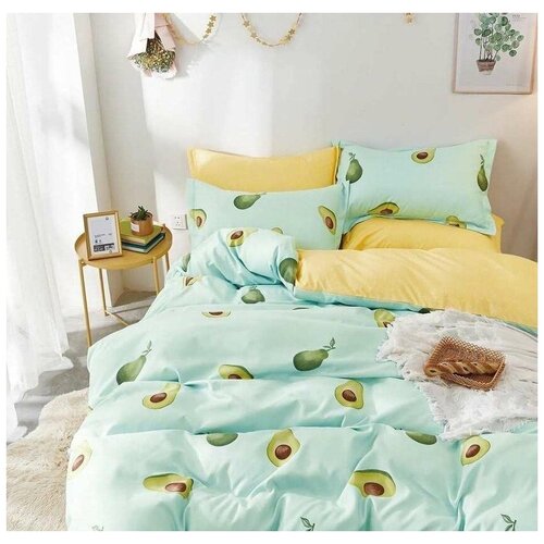 Комплект постельного белья 1,5, Поплин ткань, 2-x спальный, наволочка 70х70